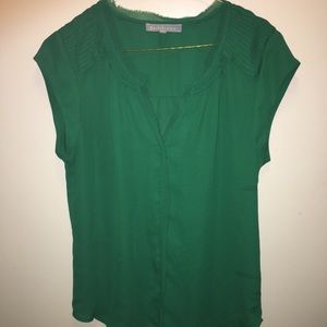 Green satin Blouse